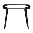 Solid Scandinavian Style Console Table - Brown - Furniture Home Direct