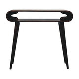 Solid Scandinavian Style Console Table - Brown - Furniture Home Direct