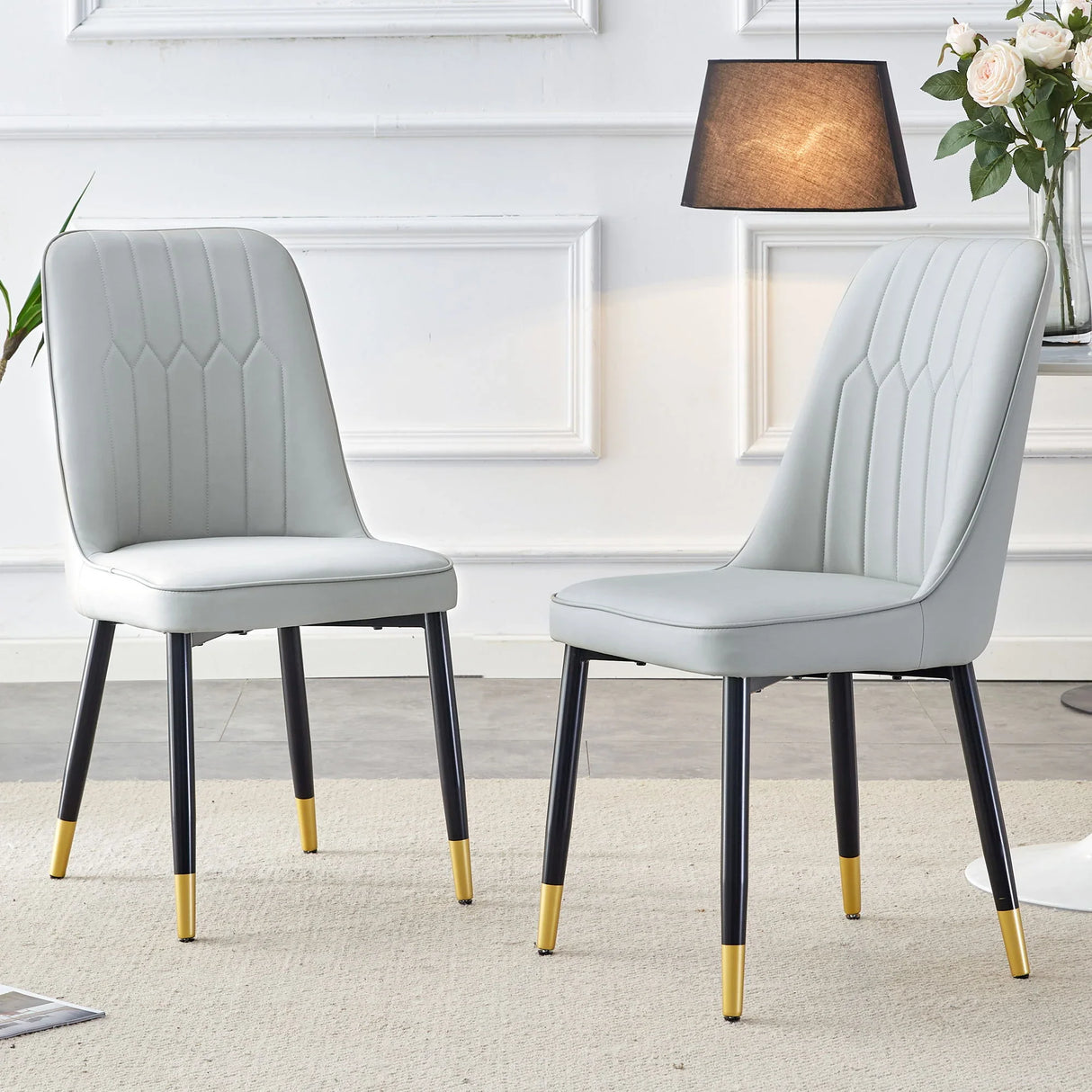 Modern Chair With Metal Legs - Furniture Home Direct