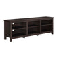 Modern Transitional 3 Shelf Open Storage 70" TV Stand For 80" TVs - Furniture Home Direct