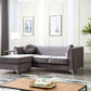 Delray - Micro Suede Sofa Chaise - Furniture Home Direct