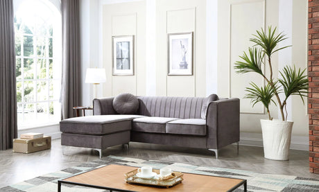 Delray - Micro Suede Sofa Chaise - Furniture Home Direct