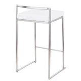 Fuji - Contemporary Elegant Stackable Counter Stool Set - Furniture Home Direct