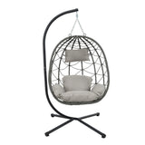Egg Chair with Stand -Light Gray - Furniture Home Direct