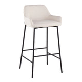 Daniella - Industrial Fixed Height Bar Stool (Set of 2) - Furniture Home Direct