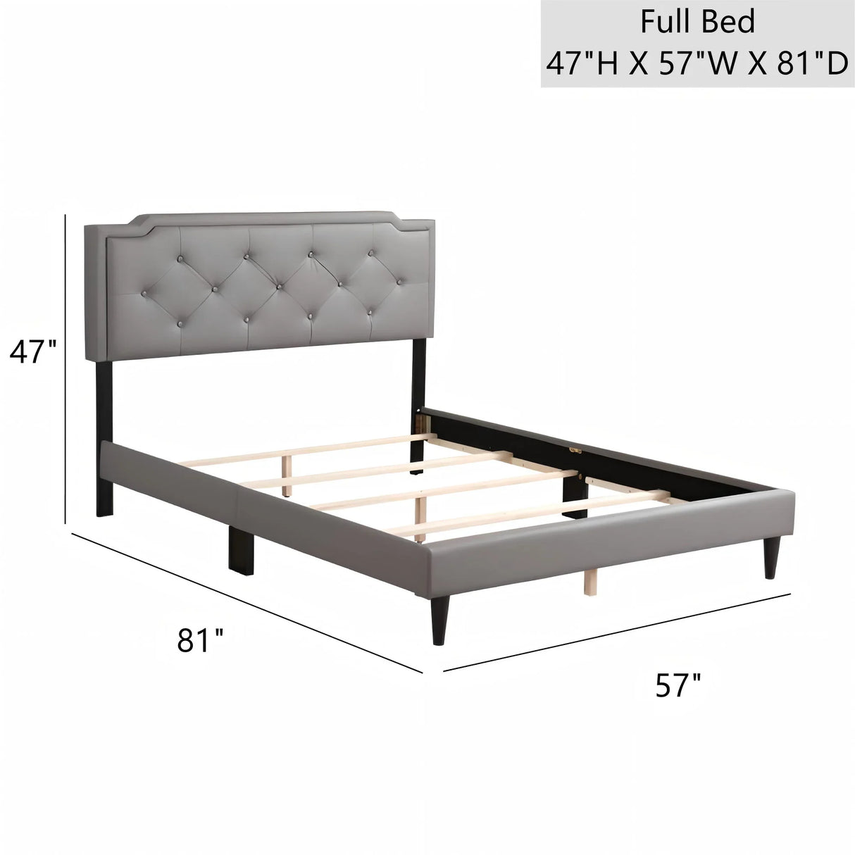 Button Tufted Bed Charming For Cozy Spaces - Furniture Home Direct