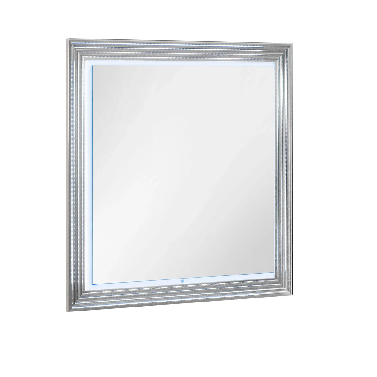Moon - Marble Mirror With LED - White - Furniture Home Direct