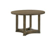 Parfield - Weathered Round Dining Table - Oak - Furniture Home Direct