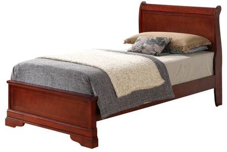 Sleigh Bed With Low Footboard - Furniture Home Direct
