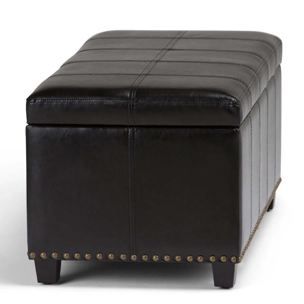Amelia - Transitional Storage Ottoman Bench - Furniture Home Direct