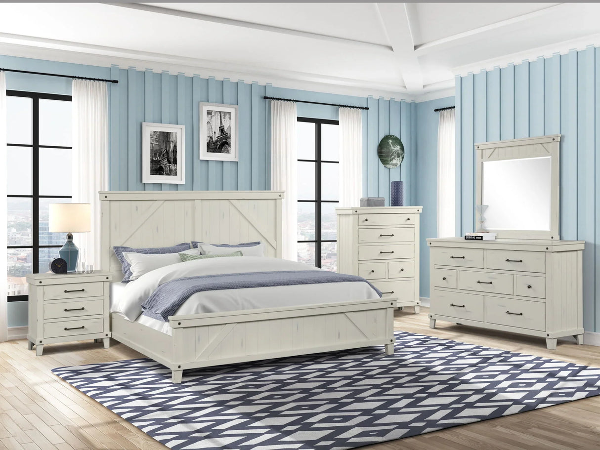 7 Drawer Dresser - White - Furniture Home Direct