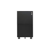 2 Drawer File Cabinet With Lock, Steel Mobile Filing Cabinet On Anti - Tilt Wheels, Rolling Locking Office Cabinets Under Desk For Legal / Letter Size - Furniture Home Direct