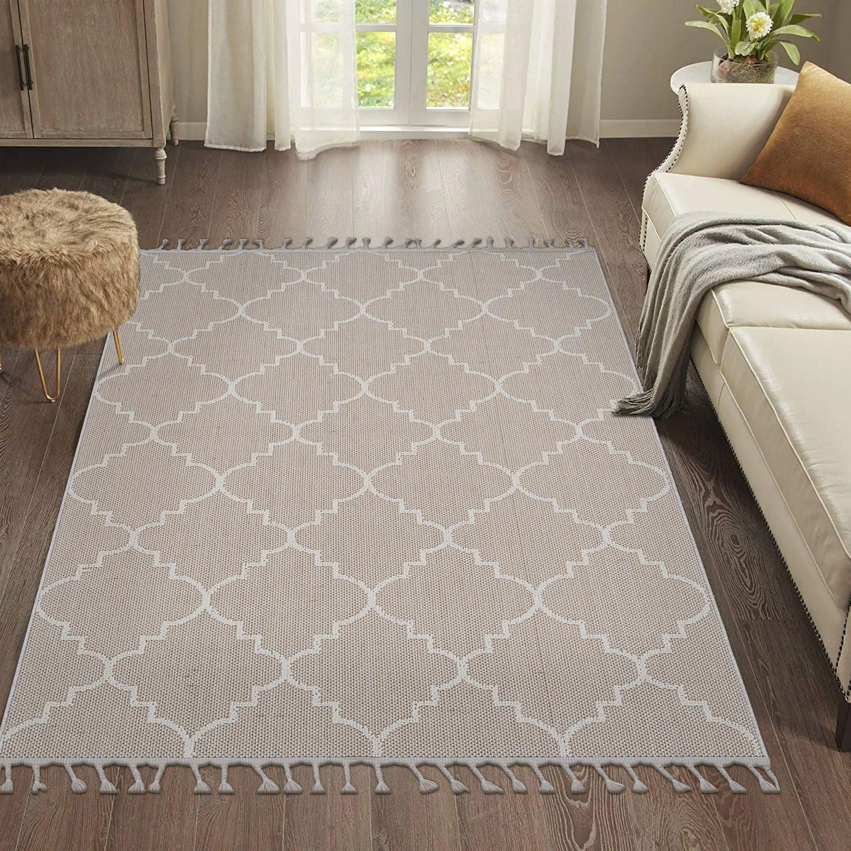 Guros - Trellis Indoor / Outdoor Area Rug - Furniture Home Direct