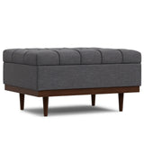 Mariah - Upholstered Lift Top Table Storage Ottoman - Furniture Home Direct