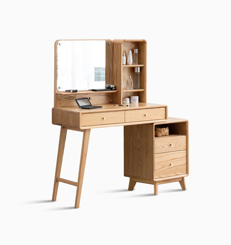 Compact Table Dresser, Accessories Storage Width Drawer - Natural - Furniture Home Direct