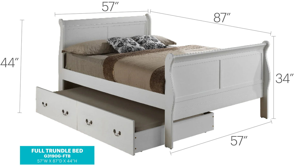 Elegant Trundle Bed With Timeless Charm - Furniture Home Direct