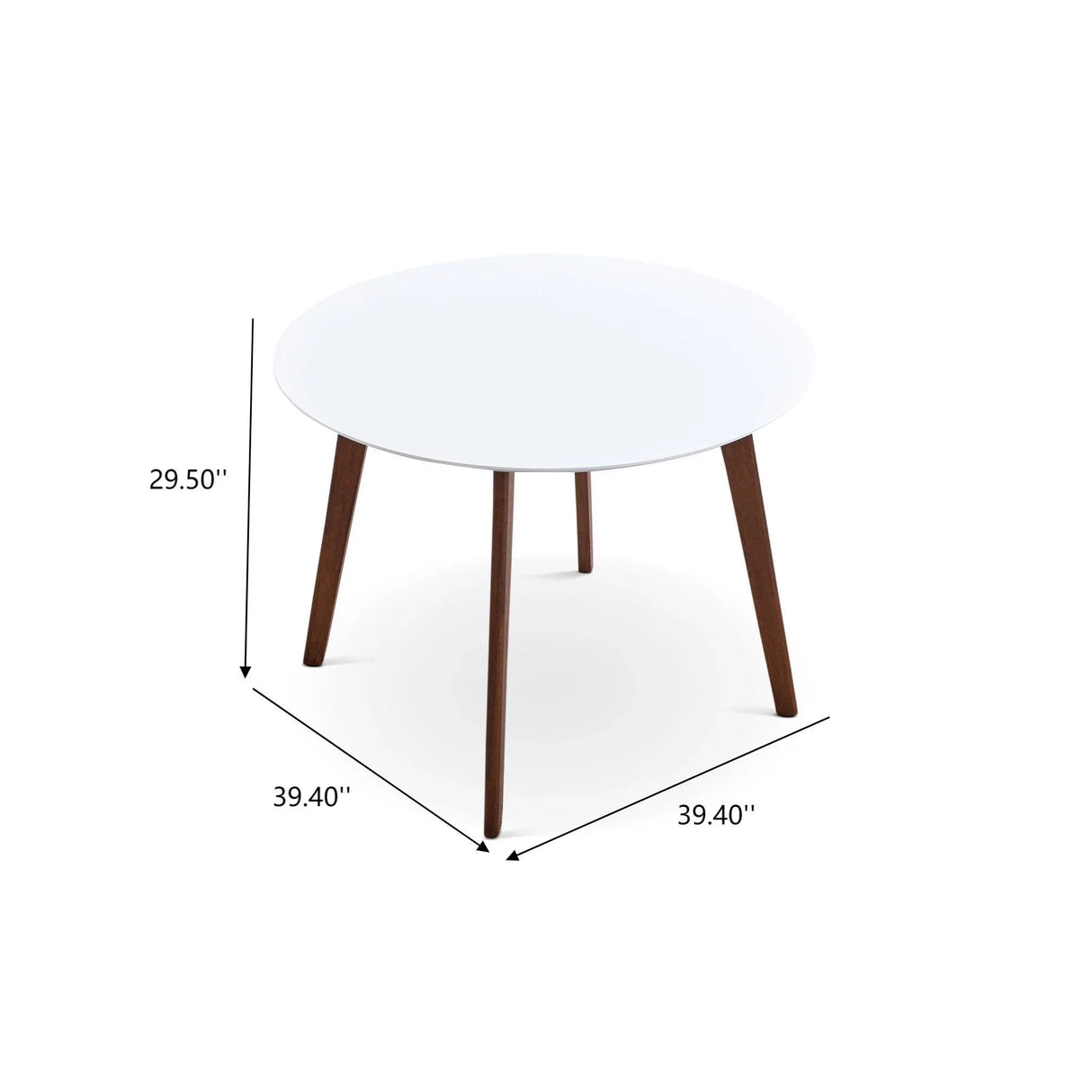 Carlton - Dining Table - Brown / White - Furniture Home Direct