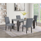 Dahiris - Dining Table Set With Chairs - Gray - Furniture Home Direct