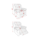 Bruni - Glider Recliner With Manual Recline - Furniture Home Direct