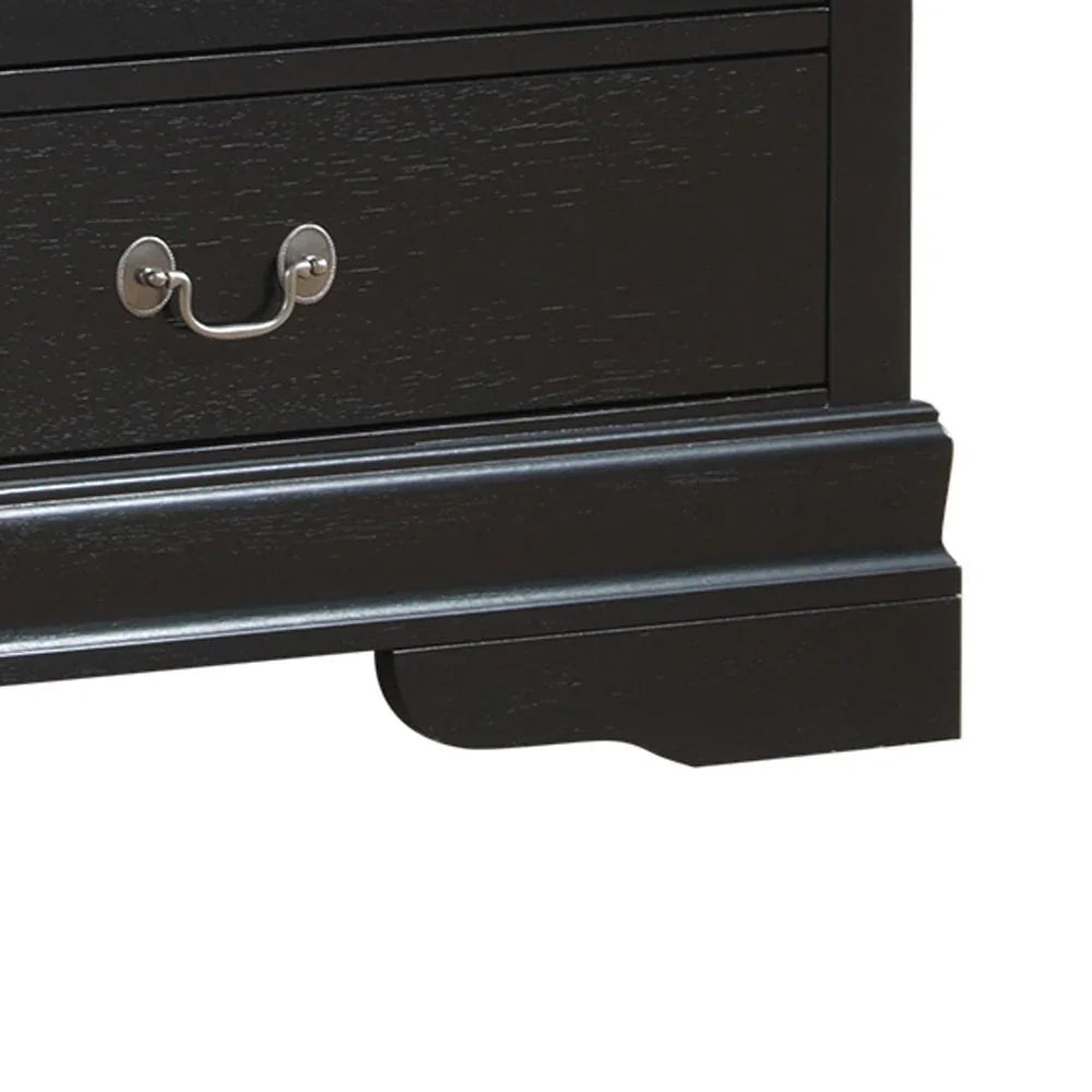 Louis Phillipe - Dresser - Black - Furniture Home Direct