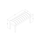 Vhong - Bench - Black - Furniture Home Direct