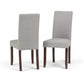 Acadian - Upholstered Parson Dining Chair (Set of 2) - Furniture Home Direct