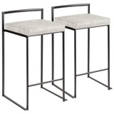 Fuji - Contemporary Style Stackable Counter Stool - Furniture Home Direct