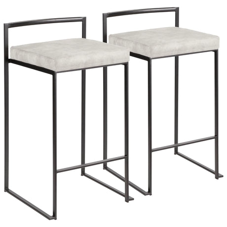 Fuji - Contemporary Style Stackable Counter Stool - Furniture Home Direct