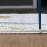 Nova - 2'7" X 7' Area Rug - Multi / White - Furniture Home Direct