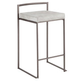 Fuji - Industrial Stackable Counter Stool Elegant Design - Furniture Home Direct