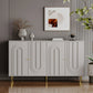 Modern Lacquered 4 Door Cabinet Sideboard Buffet Server Cabinet Storage Cabinet, For Living Room, Entryway, Hallway, Office, Kitchen And Dining Room - Furniture Home Direct