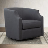 Isabelle - Swivel Glider Barrel Chair - Furniture Home Direct