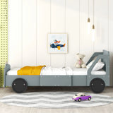 Car Shaped Platform Bed With Wheels - Furniture Home Direct