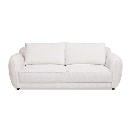 Sharon - Puffy Arm Sofa - Alpaca Off-White - Furniture Home Direct