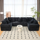 Modular U Shaped Sectional Sofa With Reversible Design - Furniture Home Direct