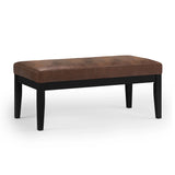 Lacey - Upholstered Tufted Ottoman Bench - Furniture Home Direct