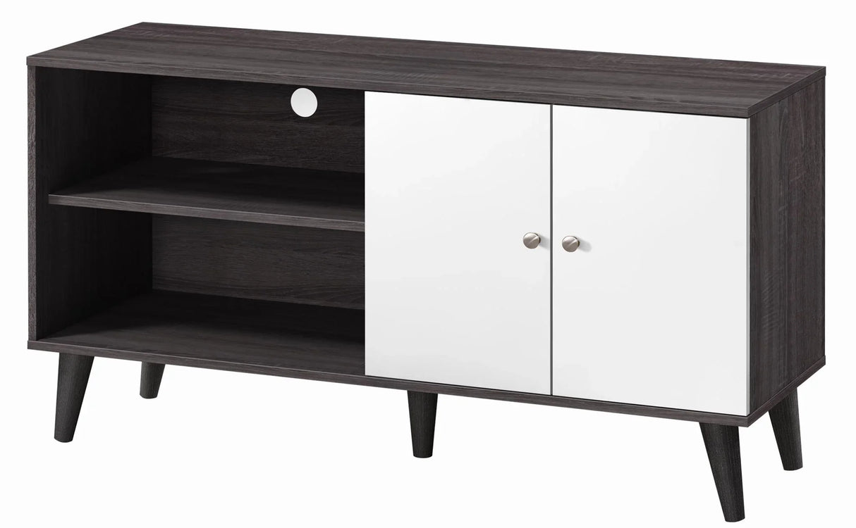 Amidon - TV Stand, With 2 Storage Shelves And 1 Cabinet - Furniture Home Direct