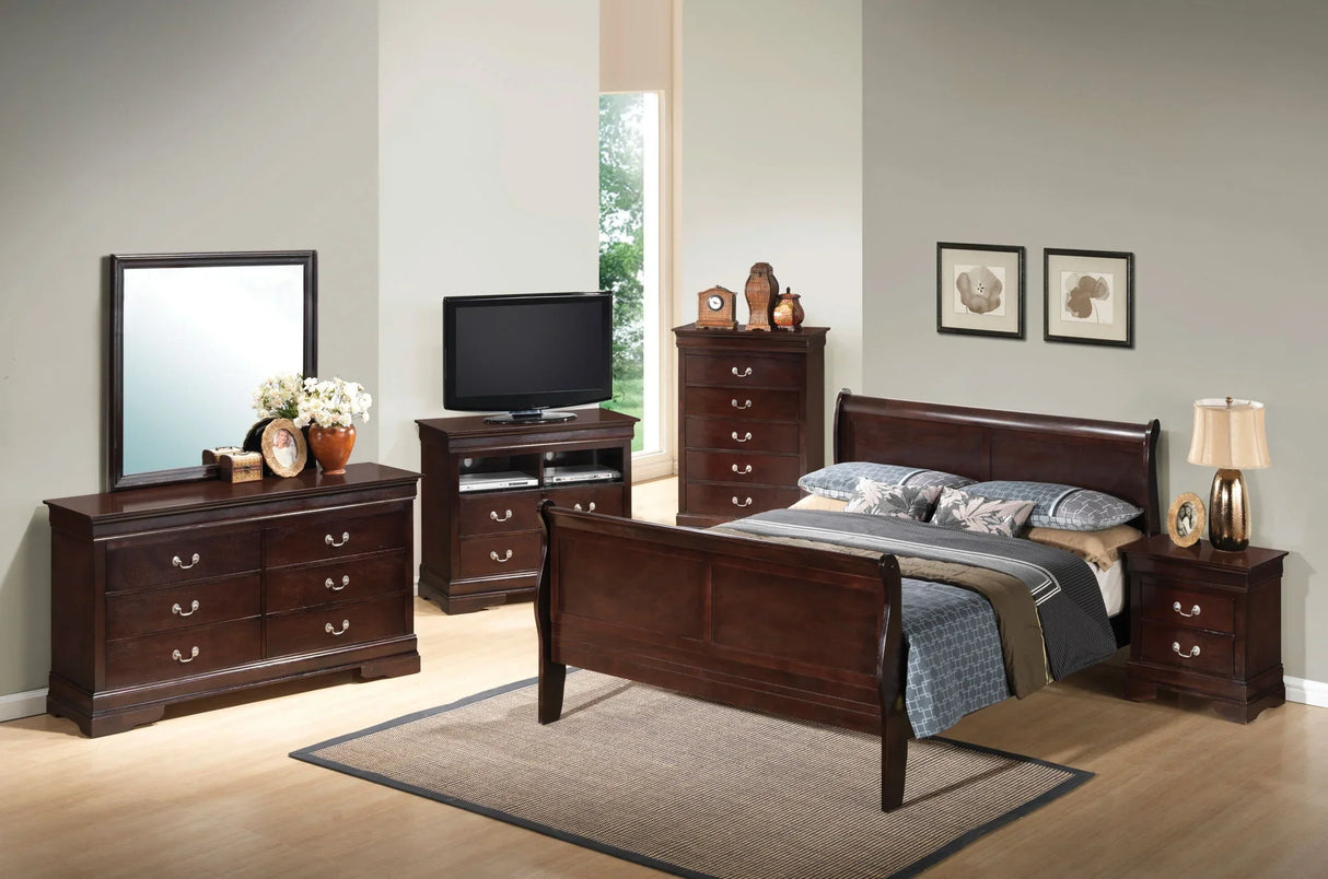 Panel Sleigh Bed - Furniture Home Direct