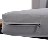 Outdoor Sectional Sofa With Chaise All Weather Gray - Furniture Home Direct