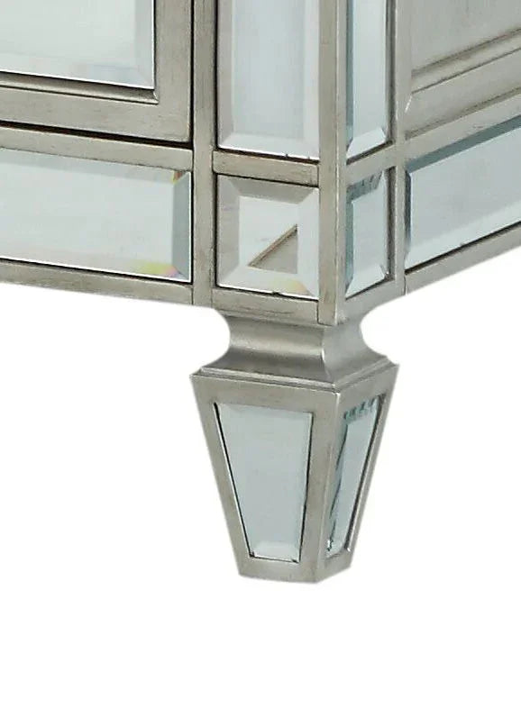 Varian - Mirrored Dresser - Silver - Furniture Home Direct