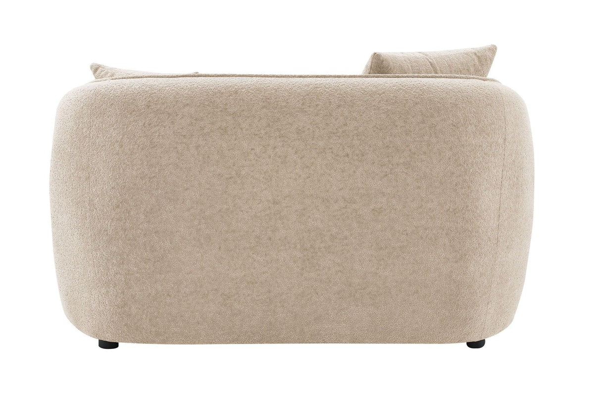 Keith - Chenille Loveseat With 2 Matching Color Toss Pillows - Furniture Home Direct