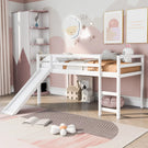 Loft Bed With Slide, Multifunctional Design - Furniture Home Direct