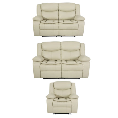 2 Reclining Loveseats and Reclining Chair - Furniture Home Direct