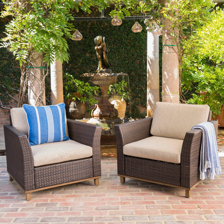 2 PC Outdoor Chair Set - Furniture Home Direct