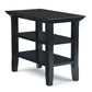 Acadian - Narrow Side Table, Handcrafted - Furniture Home Direct