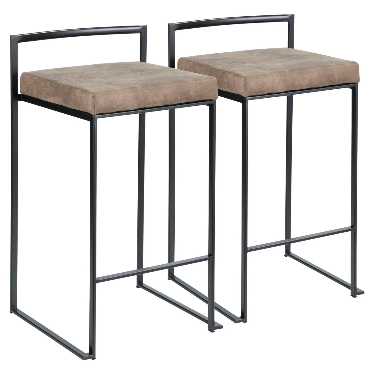 Fuji - Contemporary Style Stackable Counter Stool - Furniture Home Direct