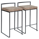 Fuji - Contemporary Style Stackable Counter Stool - Furniture Home Direct