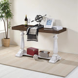 Farmhouse Retro Design Pedestal Sofa Tabe - Furniture Home Direct