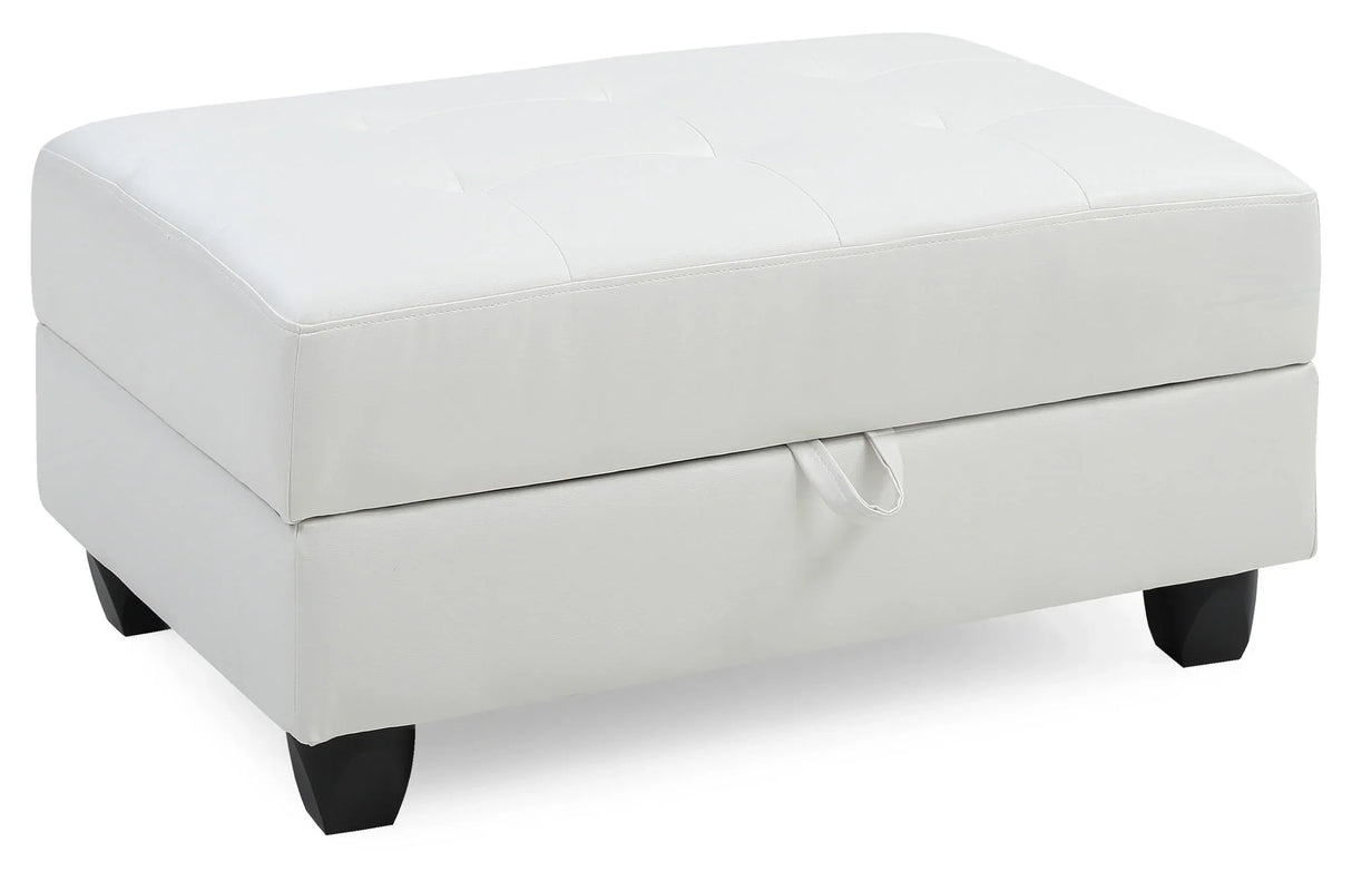 Stylish Storage Contemporary Ottoman - Furniture Home Direct