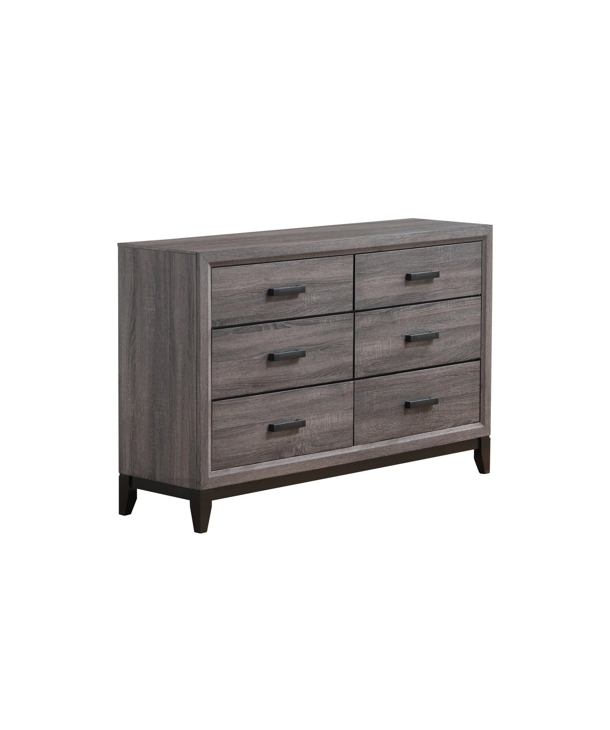 Queen Bedroom Set With Bed Dresser Nightstand Casual Gray - Furniture Home Direct